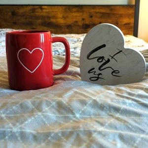 Rae Dunn Red Heart Mug ❤️